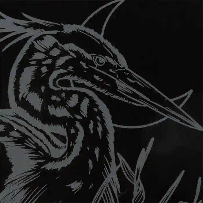 Scratching 18x24 cm Japonia "Heron japonez"