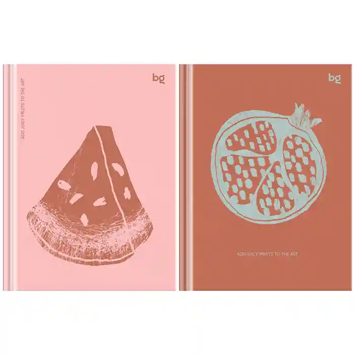 Carnet notițe A6 80 foi BG "Juicy fruits"