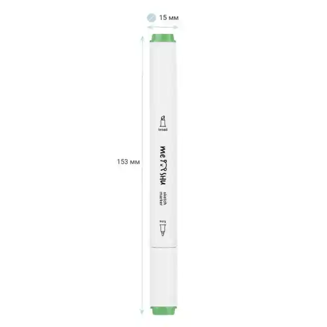 Set de carioci cu două fețe MESHU, 100  bucăți pentru sketching