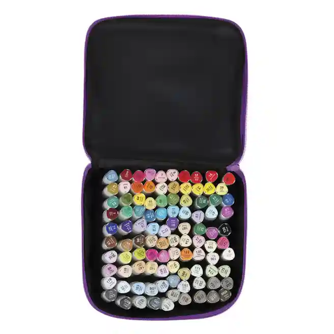 Set de carioci cu două fețe MESHU, 100  bucăți pentru sketching
