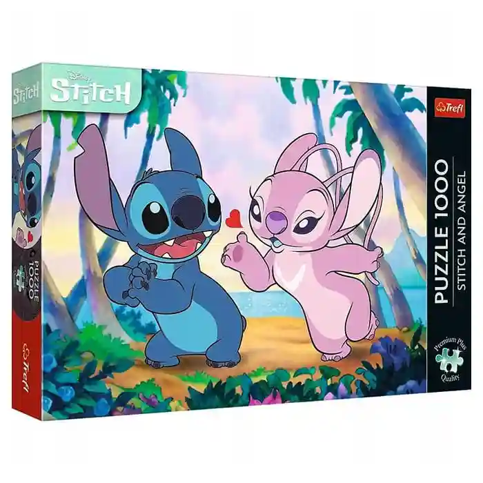 TF Пазлы "1000 Premium Plus" - Stitch & Angel, код 61431