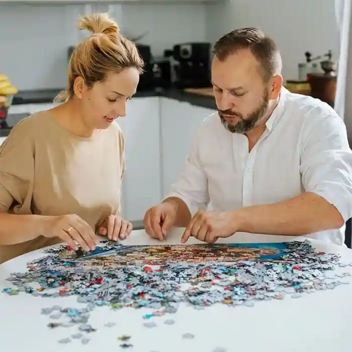 TF Пазлы "1000 Premium Plus" - Stitch & Angel, код 61431