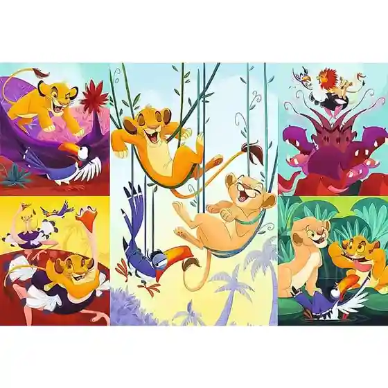 TF Puzzle "100" - Courageous Lion King / Disney Lion King, cod 61436
