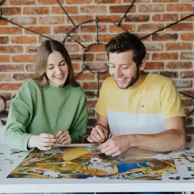 TF Puzzle "1000 Premium Plus" - "Beauty and the Beast", cod 61264