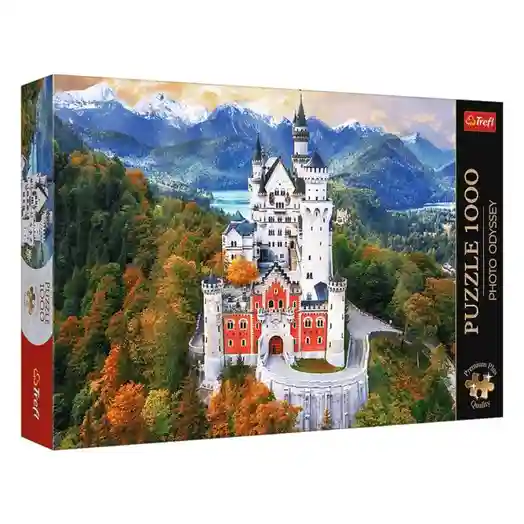 TF Пазлы "1000 Premium Plus" - "Photo Odyssey: Neuschwanstein Castle, Germany", код 60284