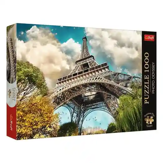 TF Пазлы "1000 Premium Plus" - "Photo Odyssey: Eiffel Tower in Paris, France", код 60286