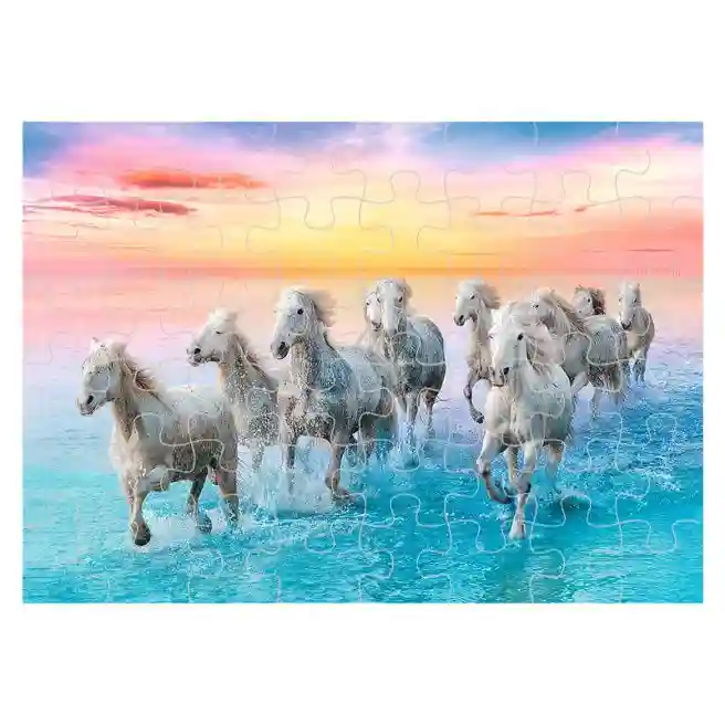 TF Пазлы - "500" - Galloping white horses, код 42132