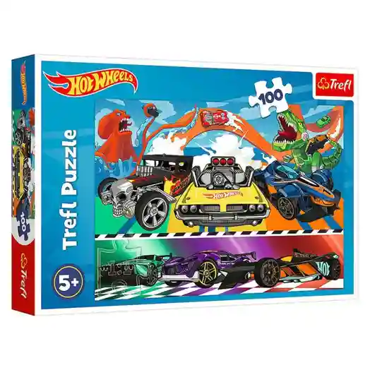 Пазлы "100" Speeding cars / Hot Wheels, код 57519