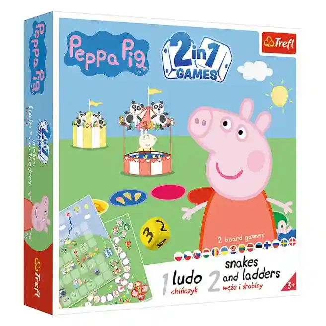 TF Joc de masa "2in1" Serpi si scari Purcelusa Peppa, cod 45788