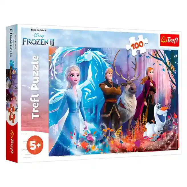TF Пазлы "100" - Magic of Frozen / Disney Frozen 2, код 43128