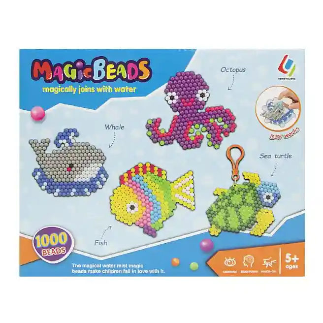 Set aquamosaic, 1000 un., Balena, Caracatita, Peste, Testoasa, cod 702215