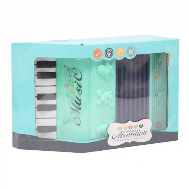 Jucărie acordeon, mentă, cod 722114
