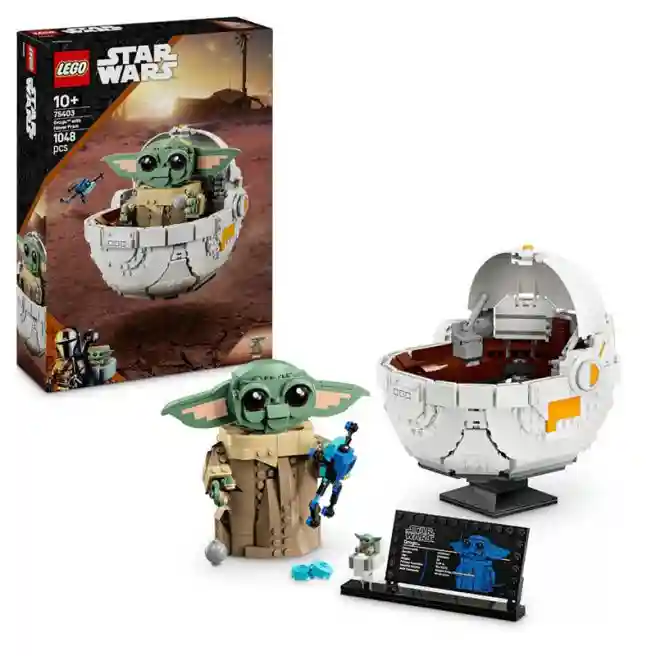 Конструктор LEGO Star Wars Grogu с коляской Hover, арт. 75403