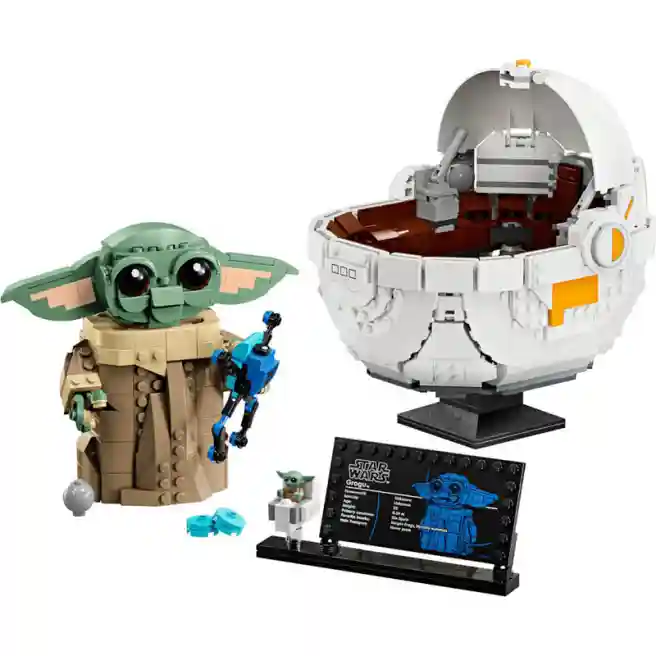 Конструктор LEGO Star Wars Grogu с коляской Hover, арт. 75403