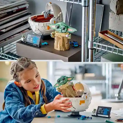 Конструктор LEGO Star Wars Grogu с коляской Hover, арт. 75403