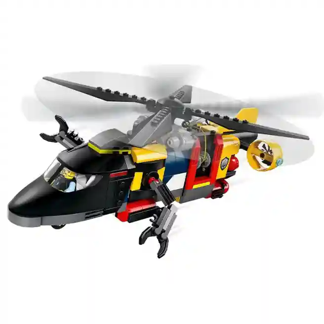 Constructor LEGO City Remix de elicopter, camion de pompieri și submarin, art. 60462