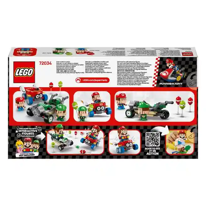 Конструктор LEGO Super Mario Mario Kart: Малыш Марио против Малыша Луиджи, арт. 72034