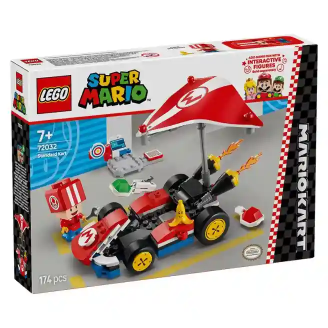 Constructor LEGO Super Mario Mario Kart Kart standard, art. 72032