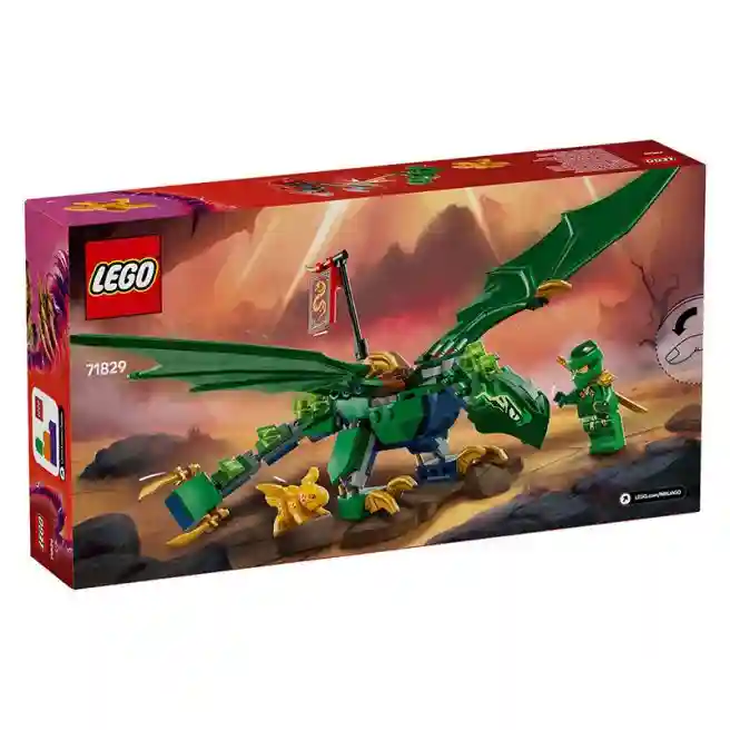 Constructor LEGO Ninjago Dragonul Lloyds Green Forest, art. 71829