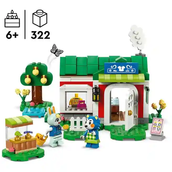 Constructor LEGO Animal Crossing Magazin de îmbrăcăminte Able Sisters, art. 77055