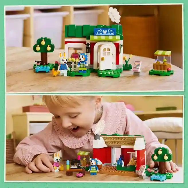 Constructor LEGO Animal Crossing Magazin de îmbrăcăminte Able Sisters, art. 77055