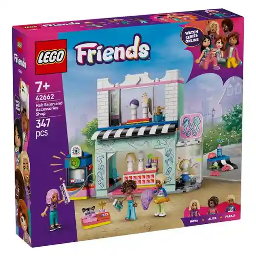 Constructor LEGO Friends Salon de coafură și magazin de accesorii, art. 42662