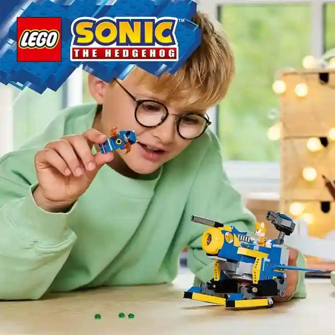 Constructor LEGO Sonic The Hedgehog Cyclone vs Metal Sonic, art. 77002