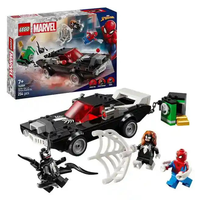 Constructor LEGO Marvel Spider-Man vs Venom Muscle Car, art. 76309