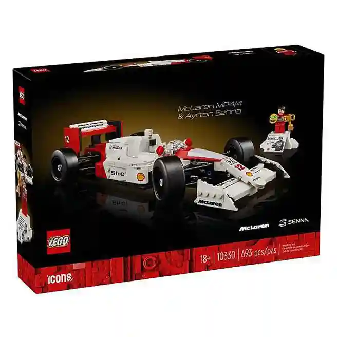 Constructor LEGO Icons McLaren MP4/4 și Ayrton Senna, art. 10330