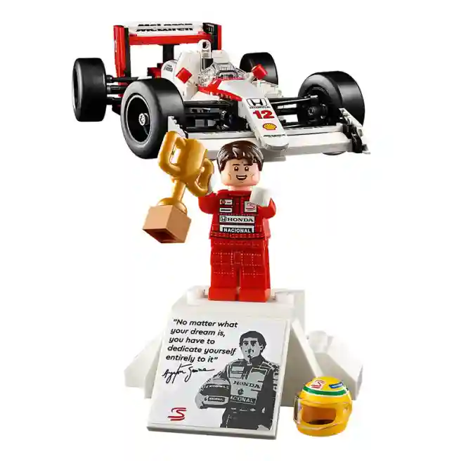Constructor LEGO Icons McLaren MP4/4 și Ayrton Senna, art. 10330