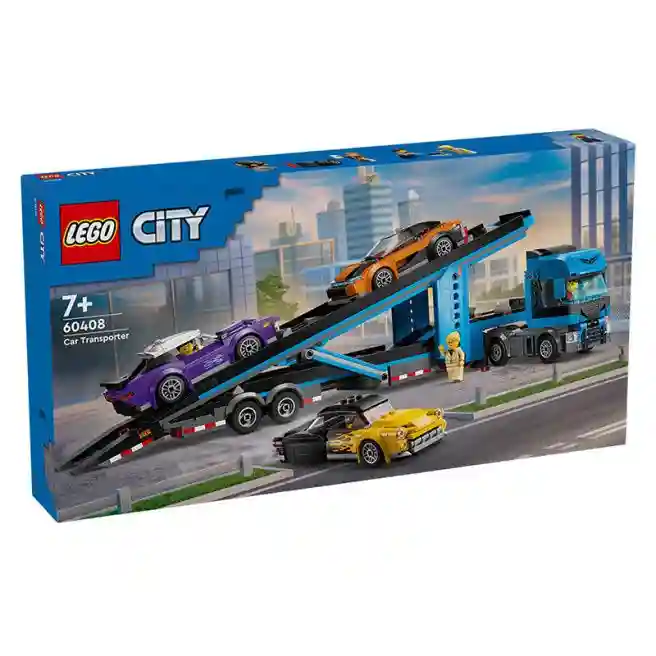 Конструктор LEGO City Грузовик-автовоз со спортивными автомобилями, арт. 60408