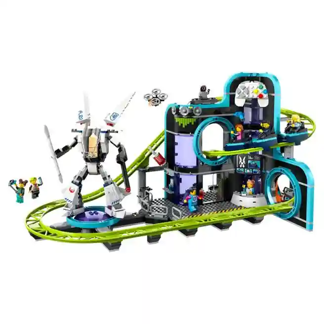 Конструктор LEGO City Парк американских горок «Мир роботов», арт. 60421