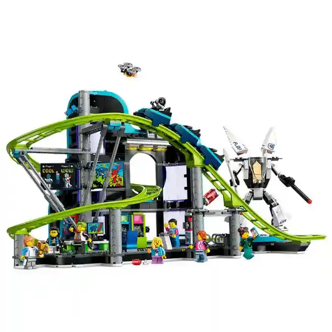 Конструктор LEGO City Парк американских горок «Мир роботов», арт. 60421
