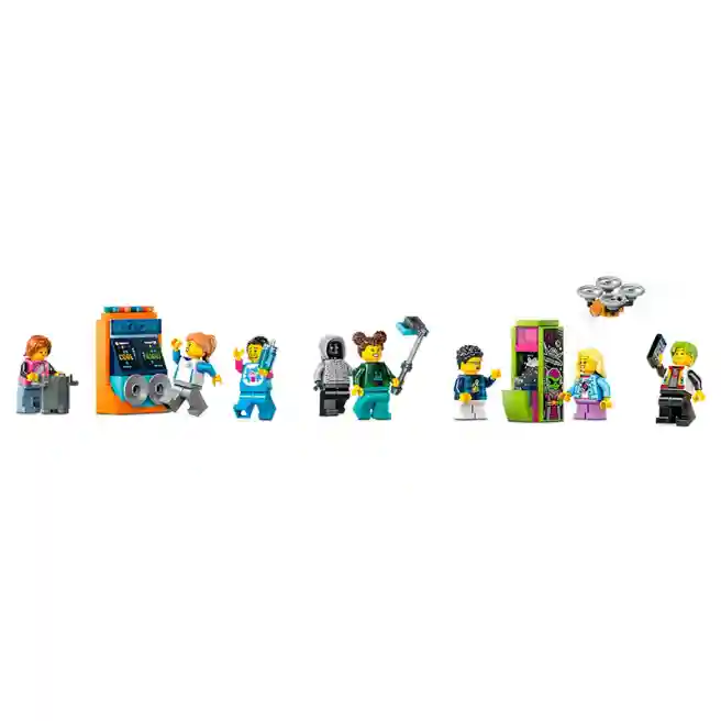 Конструктор LEGO City Парк американских горок «Мир роботов», арт. 60421