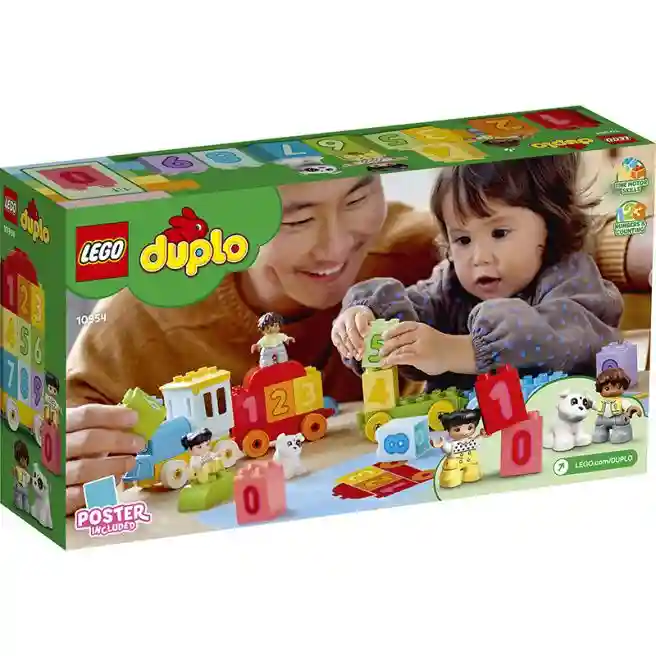 Constructor LEGO DUPLO Trenul cu numere - Învață să numeri, art. 10954