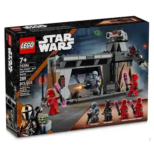 Constructor LEGO Star Wars Bătălia dintre Paz Wizzle și Moffat Gideon, art. 75386