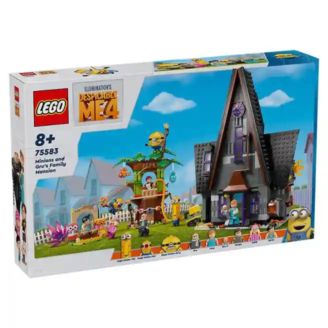 Конструктор LEGO Minions Миньоны и семейный особняк Грю, арт. 75583