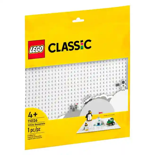Constructor LEGO White Baseplate арт. 11026