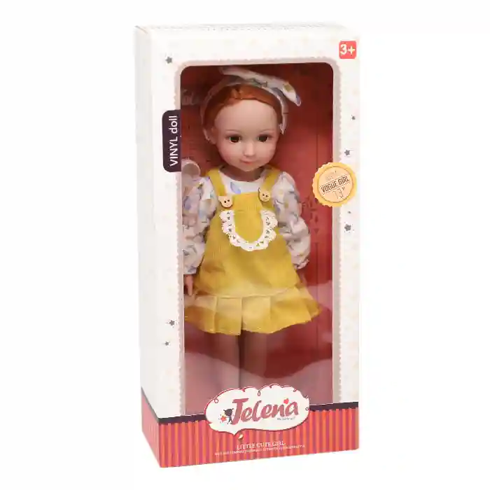Кукла "Jelena" в платье с ободком, 33 см, код 832007