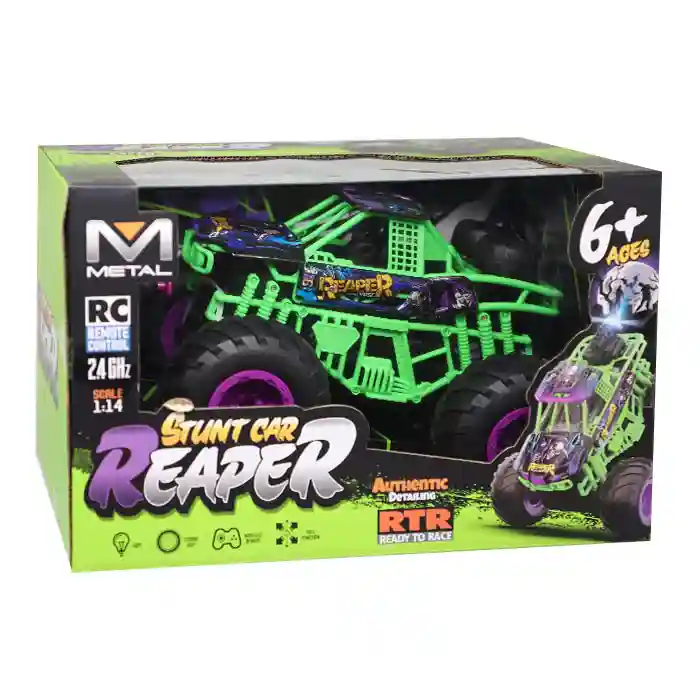 Mașină 1:14 monster truck cu lumină și telecomandă, cod 832091