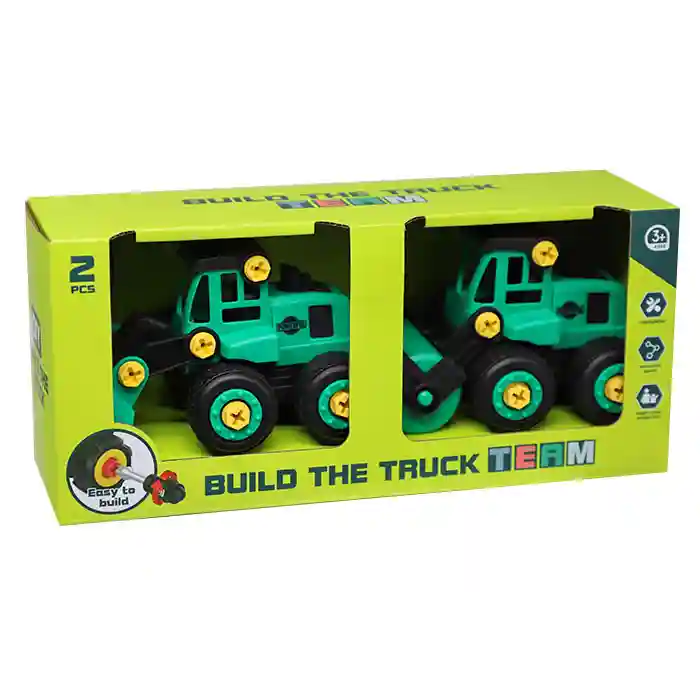 Constructor cu șurub buldozer și roller de drum, cod 832110