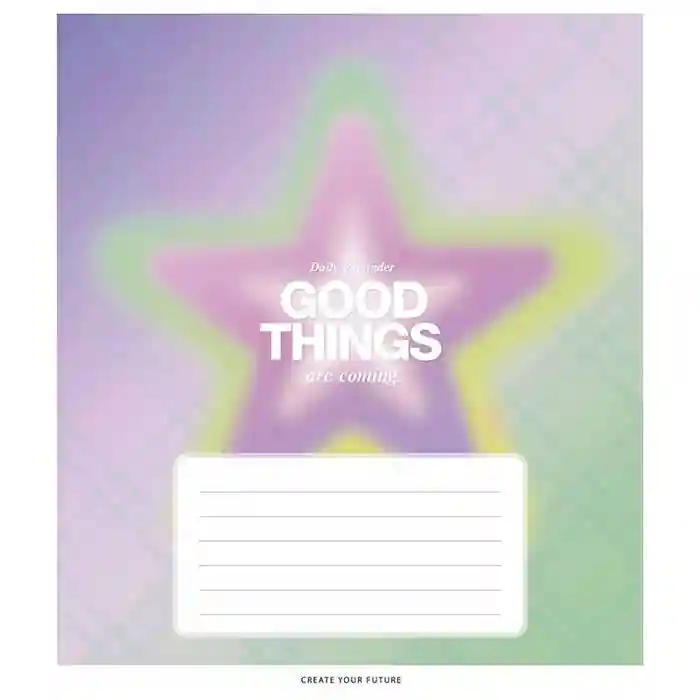 Caiet 18 foi pătrățele Shkolyarik 3526 Good things