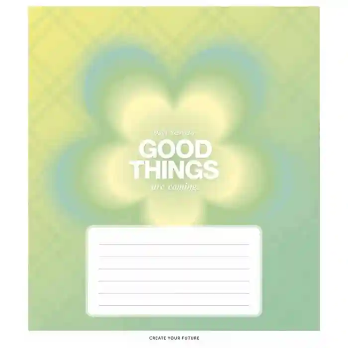 Тетрадь 24 листа клетка Школярик 3526 Good things