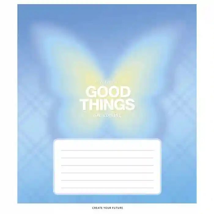 Тетрадь 24 листа клетка Школярик 3526 Good things