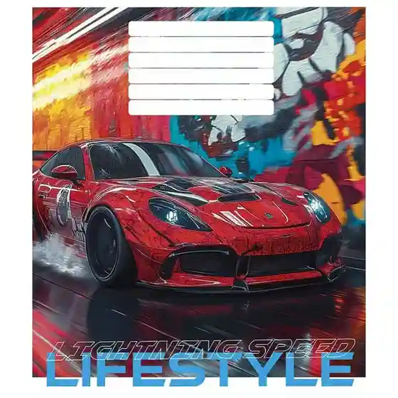 Caiet 24 foi linie Shkolyarik 3521 Lightning speed lifestyle