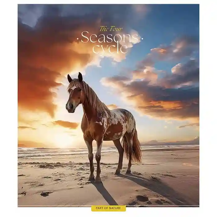 Caiet 48 foi pătrățele Shkolyarik 3403 Four seasons