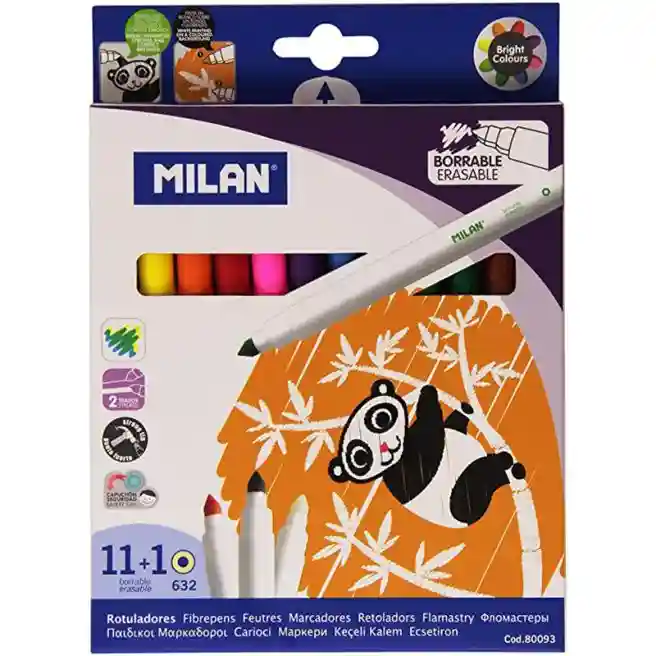 Set carioci MILAN, 12 culori, con, art.80093