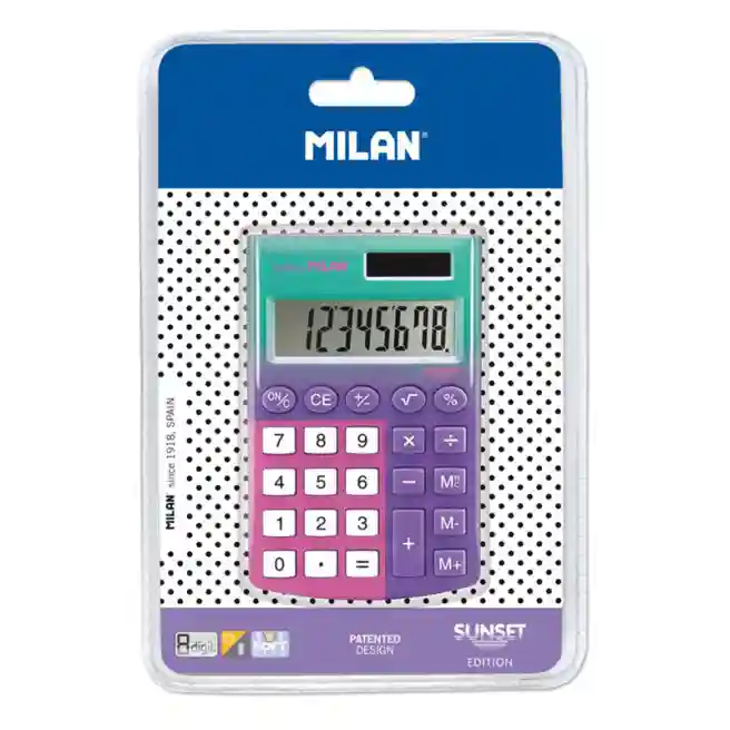 Calculator de buzunar MILAN SUNSET PURPLE