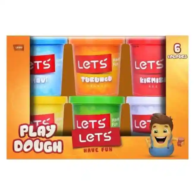 LT Набор массы для лепки "6 Colors", 6 * 115 гр., код50206