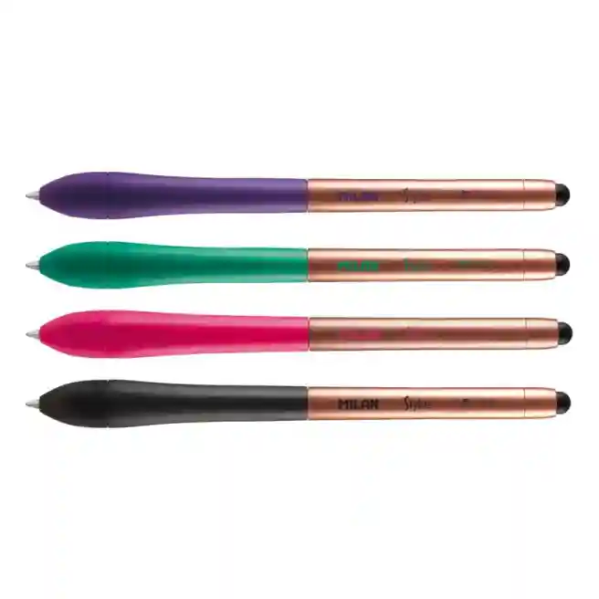 Pix cu bilă MILAN "STYLUS COPPER" cu stylus, 1mm